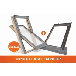 zestaw okna dachowego